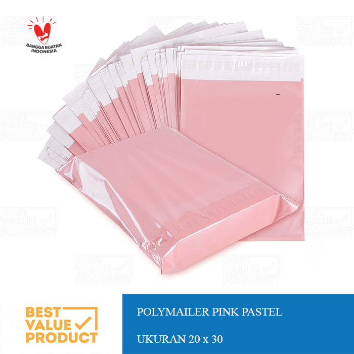 Polymailer Pink Pastel